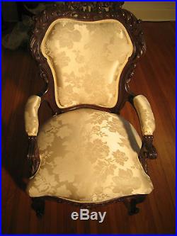 Antique Parlor Set Sofa And Chairs