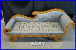 Antique Regency Satinwood Récamier Chase Lounge Sofa Fainting Couch Daybed 85