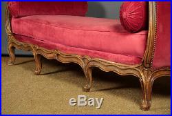 Antique Scroll End Walnut Daybed c. 1910