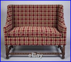 Antique Settee with Barley Twist Legs, Great Condition