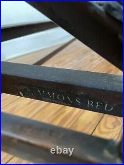 Antique Simmons Iron Cameo Daybed