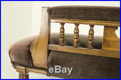 Antique Sofa Scottish Victorian Walnut Chaise Lounge Antique Settee B699