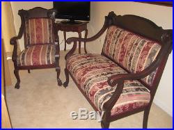 Antique Sofa and Chair