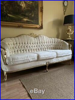 Antique Victorian Sofa French Provincial