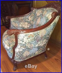 Antique Victorian Sofa and Chair
