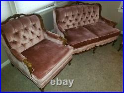 Antique Victorian style sofa set