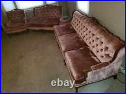 Antique Victorian style sofa set