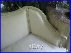 Antique Vintage Louis XV French Style Provincial Ornately Carved Settee Sofa