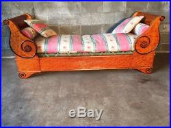 Antique and Elegant Biedermeier Sofa/Chaise-Longue Restored (in progress)