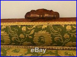 Antique child's or doll's fainting couch chaise lounge