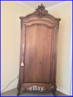 Antique french furiture armoire matching queen bed