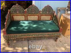 Antique hand Painted Love Seat