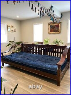 Antique solid wood oversized day bed / daybed / sofa