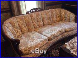 Antique victorian sofa and chairs