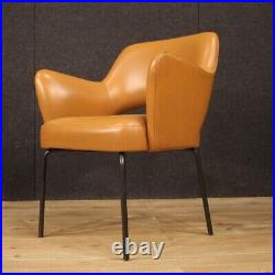 Armchair modern design faux leather living room chair Mobiltecnica Torino