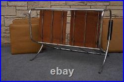 Art Deco Royal Metal Manufacturing Co. Chrome Tubular Love Seat Settee