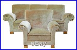 Art Deco Upholstered Armchair And Sofa
