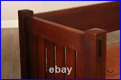 Arts And Crafts Custom Quality Oak Knock Down Settle After Gustav Stickley