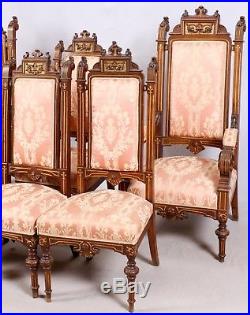 Attributed Herter American Victorian 7 Piece Aesthetic Movement Parlor Suite
