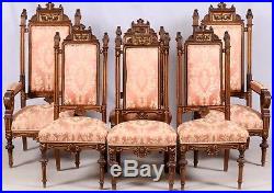 Attributed Herter American Victorian 7 Piece Aesthetic Movement Parlor Suite