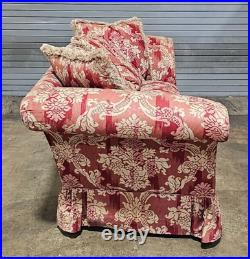 Baker Stately Homes Collection GEORGE IV Sofa Designer Fabric Crown & Tulip