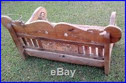 Bali Hand Carved Antique Solid Wood Bench Couch Settee Love Seat Make An Offer