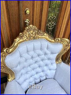 Baroque Rococo Throne Chair