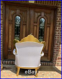 Baroque Rococo Throne Chair