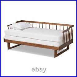 Baxton Studio Daybed Twin King Expandable Muriel Walnut