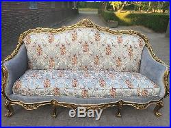 Beautiful Antique French Sofa/love Seat/settee 1880 Louis Xvi. Worldwide Shipping