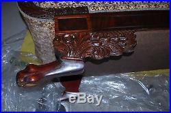 Beautiful Classical Carved Antique Empire Mahogany Sofa