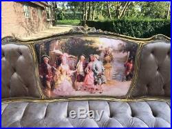 Beautiful French Louis XVI Sofa/ Settee/ Bench