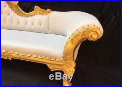 Beautiful French Louis XVI style Chaise Longue/ Sofa/ Love seat