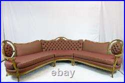 Beautiful Large Antique French Sectional (127 x 65.5 x 36)