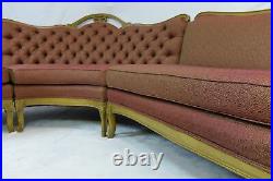 Beautiful Large Antique French Sectional (127 x 65.5 x 36)