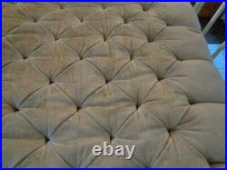 Beautiful Vintage Tufted Over-sized Chaise 1960s GDC GREAT VINTAGE PIECE