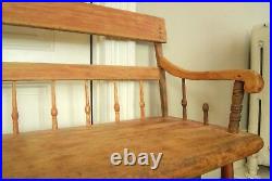 Bench Settee Handcrafted Early American Material Culture