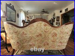 Brocade Victorian Sofa