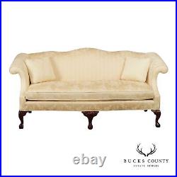 Broyhill Chippendale Style Ball And Claw Foot Sofa