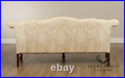 Broyhill Chippendale Style Ball And Claw Foot Sofa