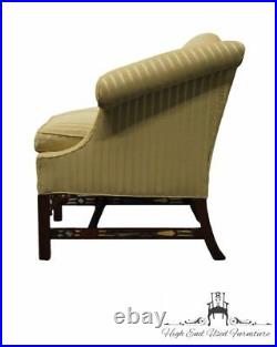 CENTURY FURNITURE Traditional Camel Back Cream / Off White Striped Upholstery