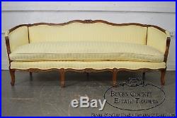Century French Louis XV Style Long Sofa (A)