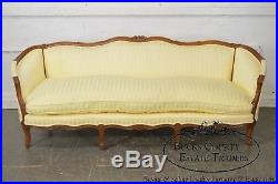 Century French Louis XV Style Long Sofa (B)