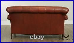 Century Furniture Tufted Leather Sofa