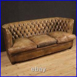Chesterfield leather sofa Chester furniture couch tufted vintage 900