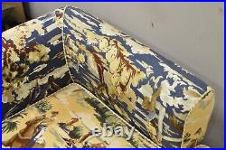 Childs Size Custom Made Cowboy Horse and Rider Upholstered Small Chaise Lounge
