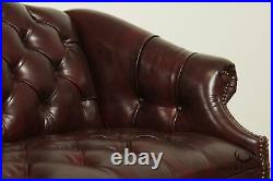 Chippendale Chesterfield Style Tufted Loveseat