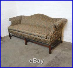 Chippendale Style Camel Back Sofa Commerical Grade