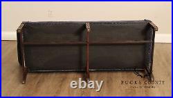 Chippendale Style Camelback Mahogany Settee