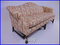 Chippendale Style Camelback Sofa Drexel Heritage Mid Century Modern Wormley Era